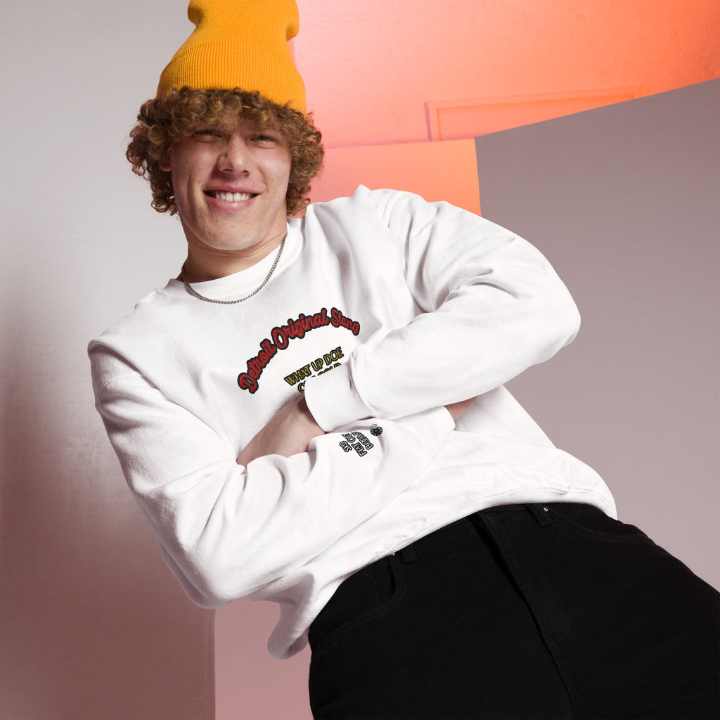Detroit Original Slang Embroidered Sweatshirt | Quality Comfortable Streetwear