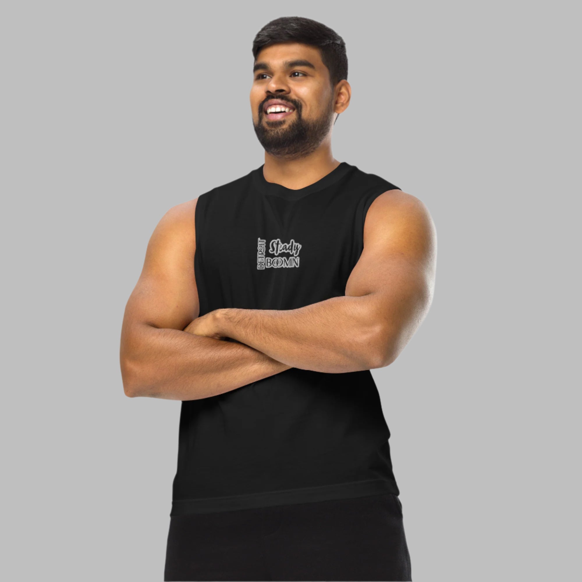 Detroit Steady Boomin Muscle Shirt | Premium Detroit Streetwear Tank