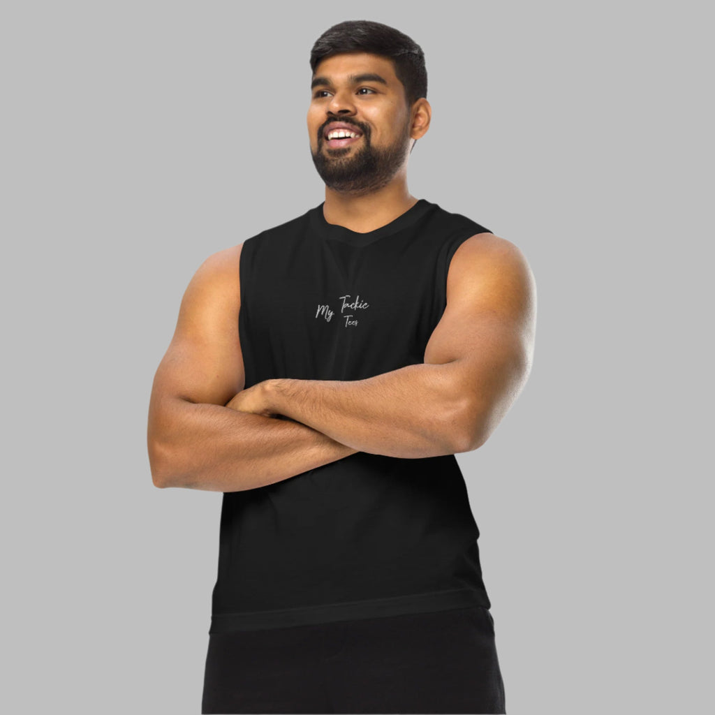 My Tackie Tees Premium Embroidered Muscle Shirt | Fitness Streetwear
