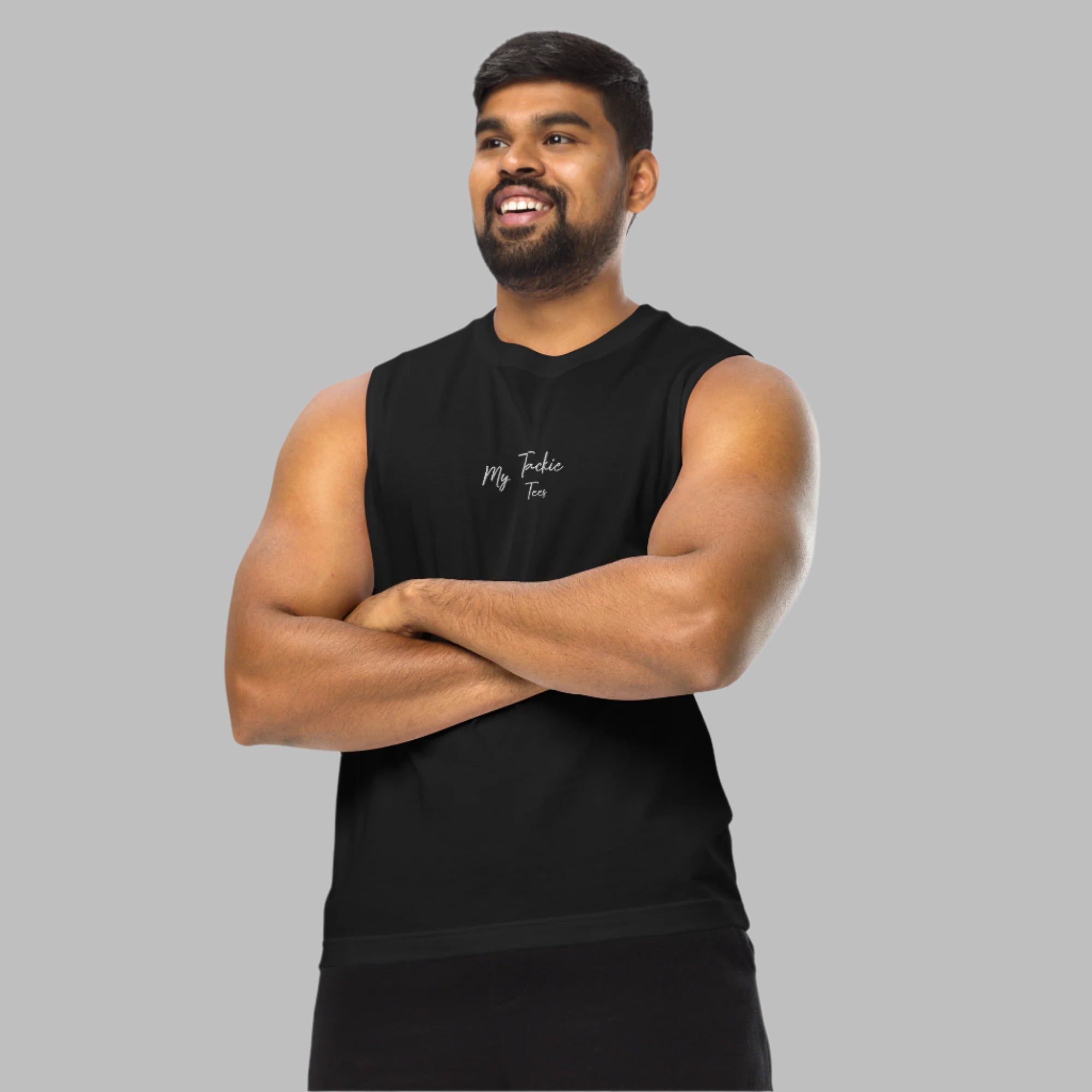 My Tackie Tees Premium Embroidered Muscle Shirt | Fitness Streetwear