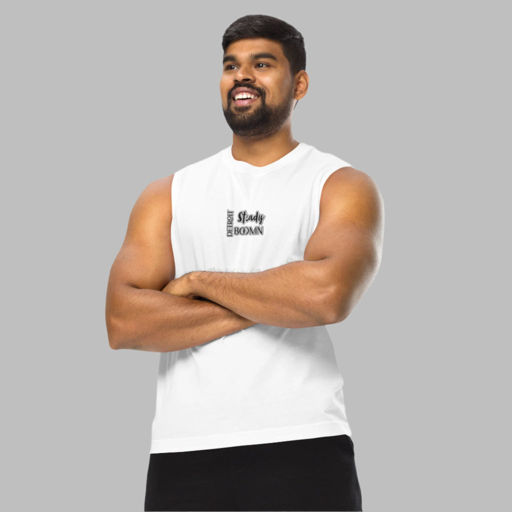 Detroit Steady Boomin Muscle Shirt | Premium Detroit Streetwear Tank