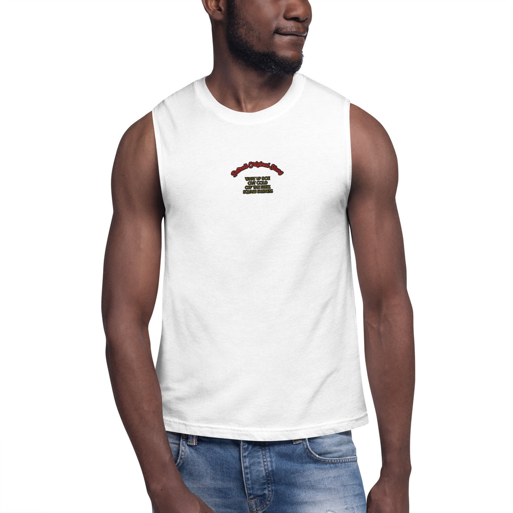 Detroit Original Slang Muscle Shirt | Premium Embroidered Detroit Tank