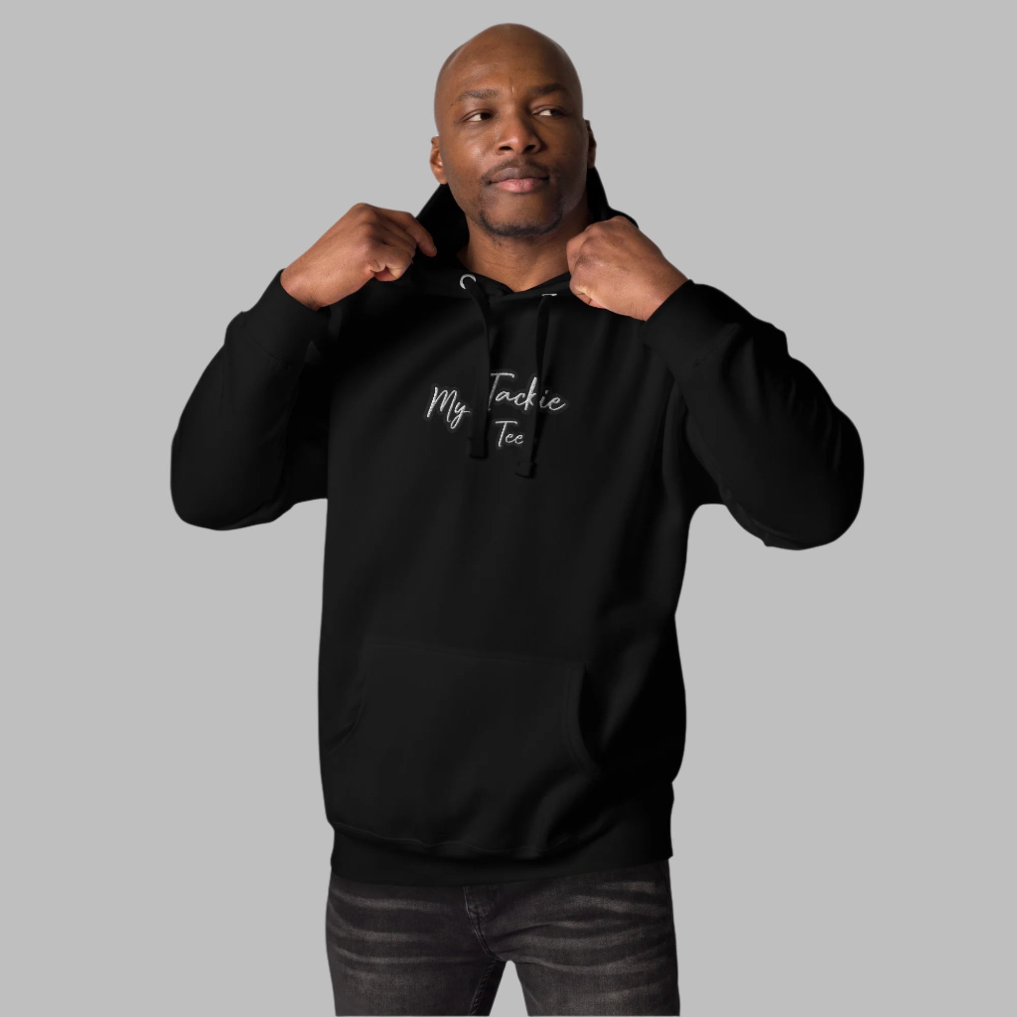 My Tackie Tees Men's Embroidered Hoodie | Premium Detroit Streetwear