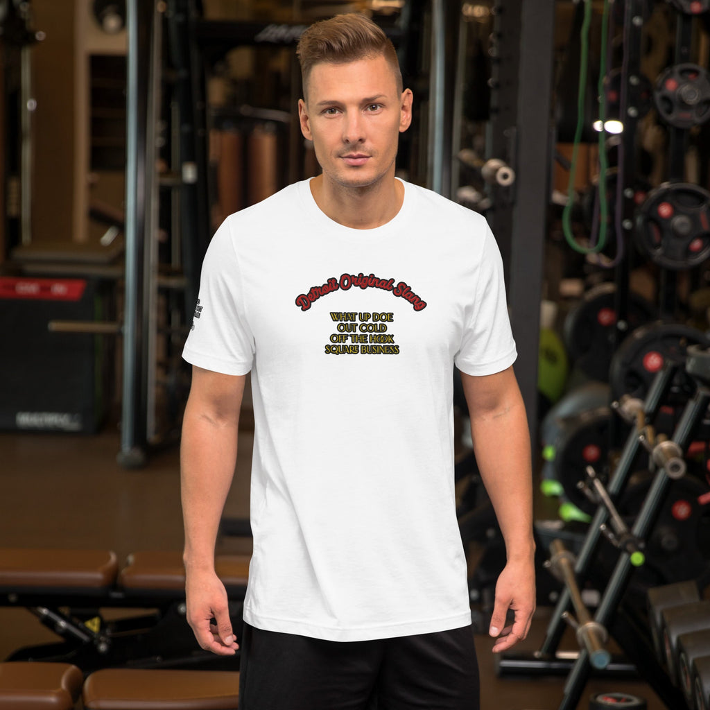 Detroit Original Slang Men's Embroidered T-Shirt | Lightweight Detroit Streetwear