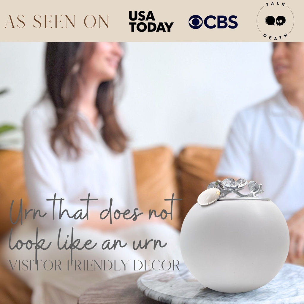 Orchid Urn for Loved ones [Keepsake Size] Handmade