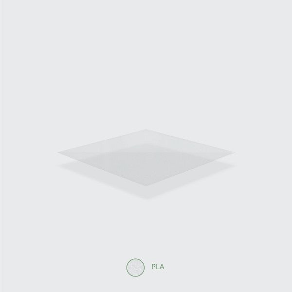 Vegware 115-Series Flat PLA Cold Lid, Clear (QTY 500), SKU V115F
