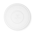 Vegware 185-Series PLA Flat Lid for Bon Appetit Bowls, Clear, Compostable (QTY 300), SKU VL185F