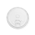Vegware 96-Series PLA Flat Sipping Lid with Cap, Clear (QTY 1000), SKU C96F-SP