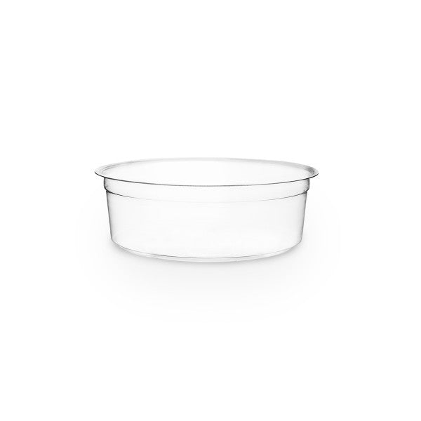 Vegware 8oz PLA Round Deli Container (QTY 500), SKU CF-DC-08
