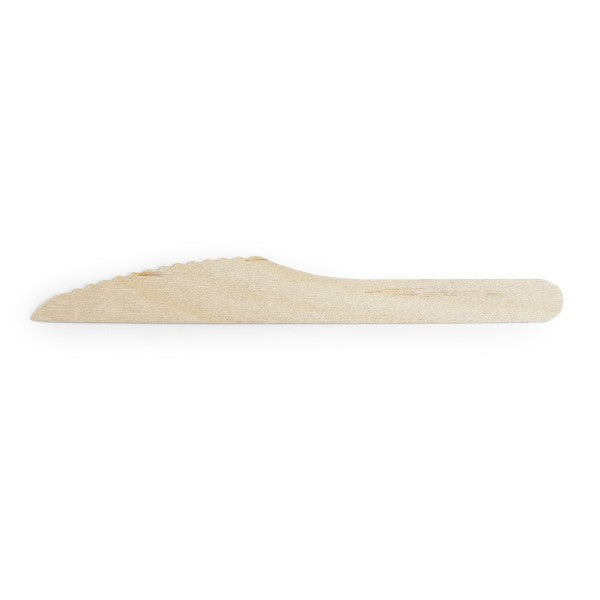 Vegware 6.5 in Wooden Knife, Renewable Birchwood (QTY 1000), SKU VT-KN6