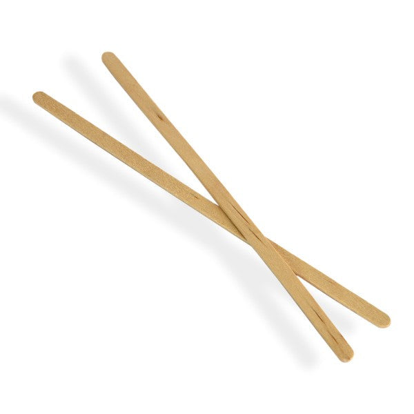 Vegware 7.5 in Wooden Beverage Stirrer, Birchwood, Natural (QTY 5000), SKU VT-STIR7