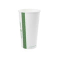 Vegware Compostable 20 oz White Hot Cup, 89-Series (QTY 1000), SKU LV-20G