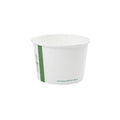Vegware 16 oz Soup Container, 115-Series, PLA-Lined, Compostable (QTY 500), SKU SC-16G