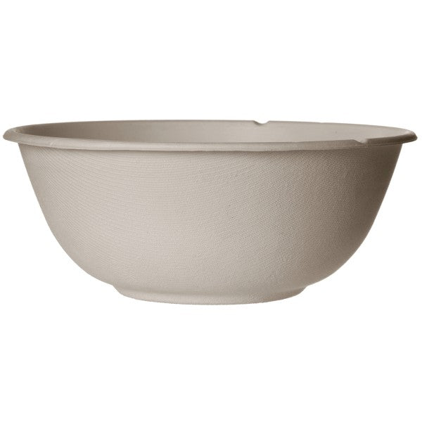 Vegware Nourish Gourmet 46oz Molded Fiber Coupe Bowl, Natural (QTY 400), SKU VW-BL46CNFA