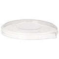 Vegware Gourmet Compostable Flat Lid, Fits 24-46oz Molded Fiber Coupe Bowls (QTY:400)