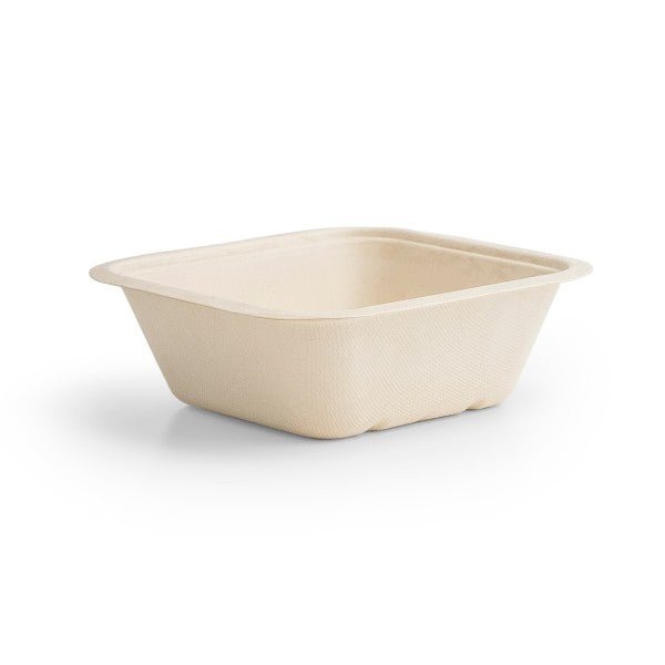 Vegware Nourish Gourmet 32oz Square (V4) Natural Molded Fiber (QTY:600)