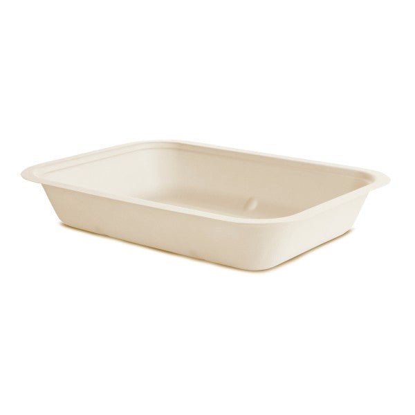 Vegware Nourish Gourmet 42oz Rectangle (V5) Natural Molded Fiber (QTY:600)