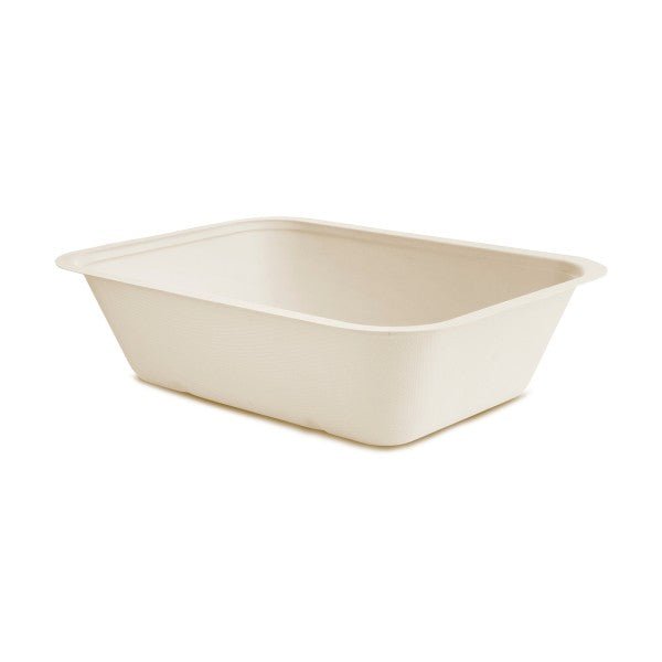 Vegware Nourish Gourmet 60oz Rectangle (V5) Natural Molded Fiber (QTY:600)