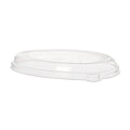 Vegware Gourmet Compostable Low-Profile Oval Lid, Fits SCV Oval Bowls (QTY:300)