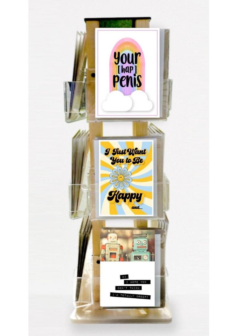 Warm Human 12 Card Unit Table Top Spinner
