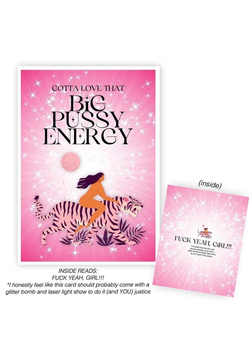 Warm Human Big Pussy Energy Adult Greeting Card