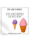 Warm Human to Be Licked Properly (Like An Ice