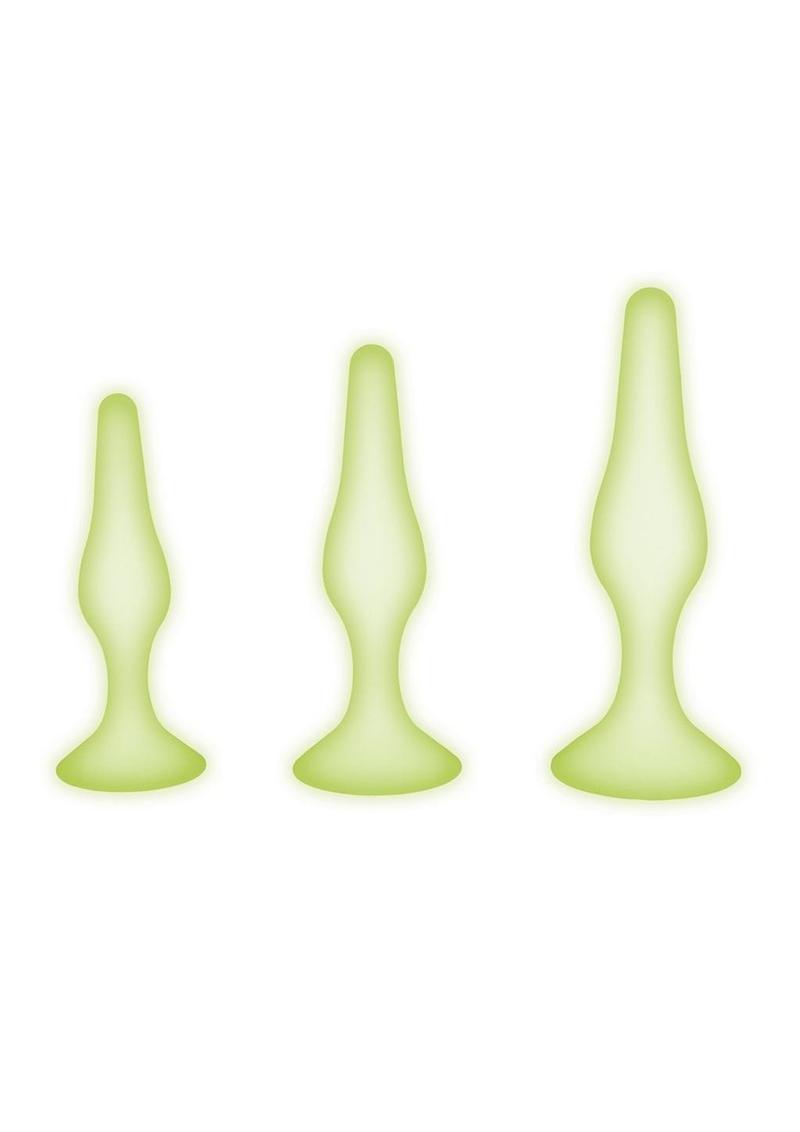 WhipSmart Glow In The Dark Silicone Anal Training Kit