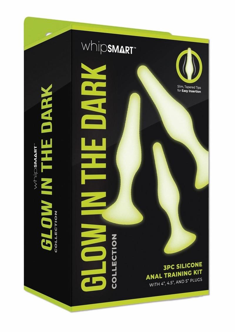 WhipSmart Glow In The Dark Silicone Anal Training Kit