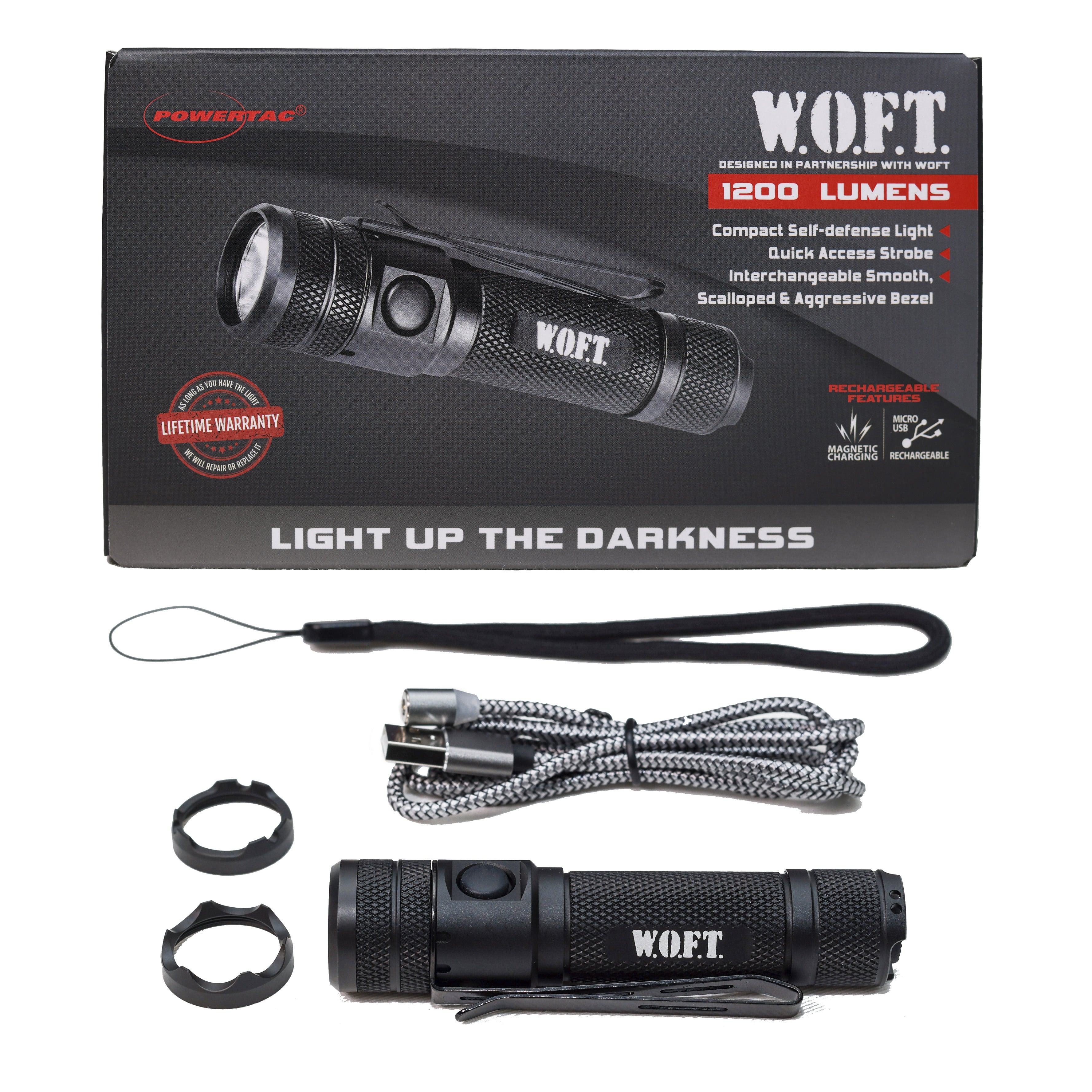 WOFT 1200 Lumen EDC Flashlight