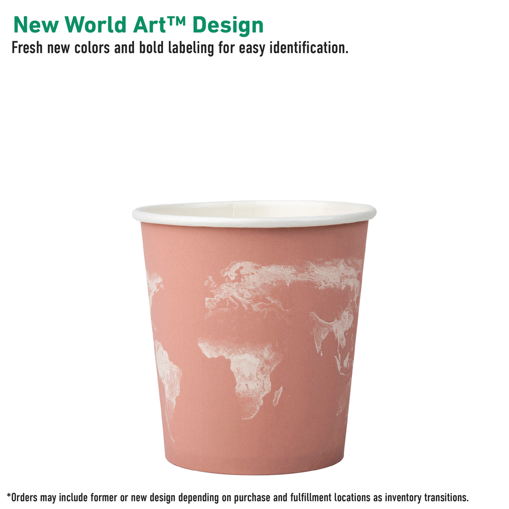 Eco-Products World Art Renewable & Compostable Hot Cups 10oz (QTY 1000), SKU EP-BHC10-WA