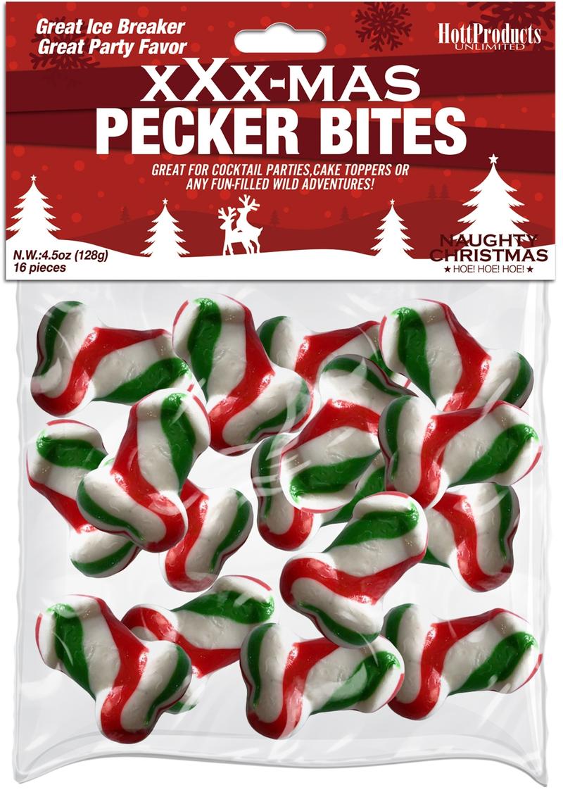 Xmas Pecker Shaped Candy Chews – Fun & Naughty Treats
