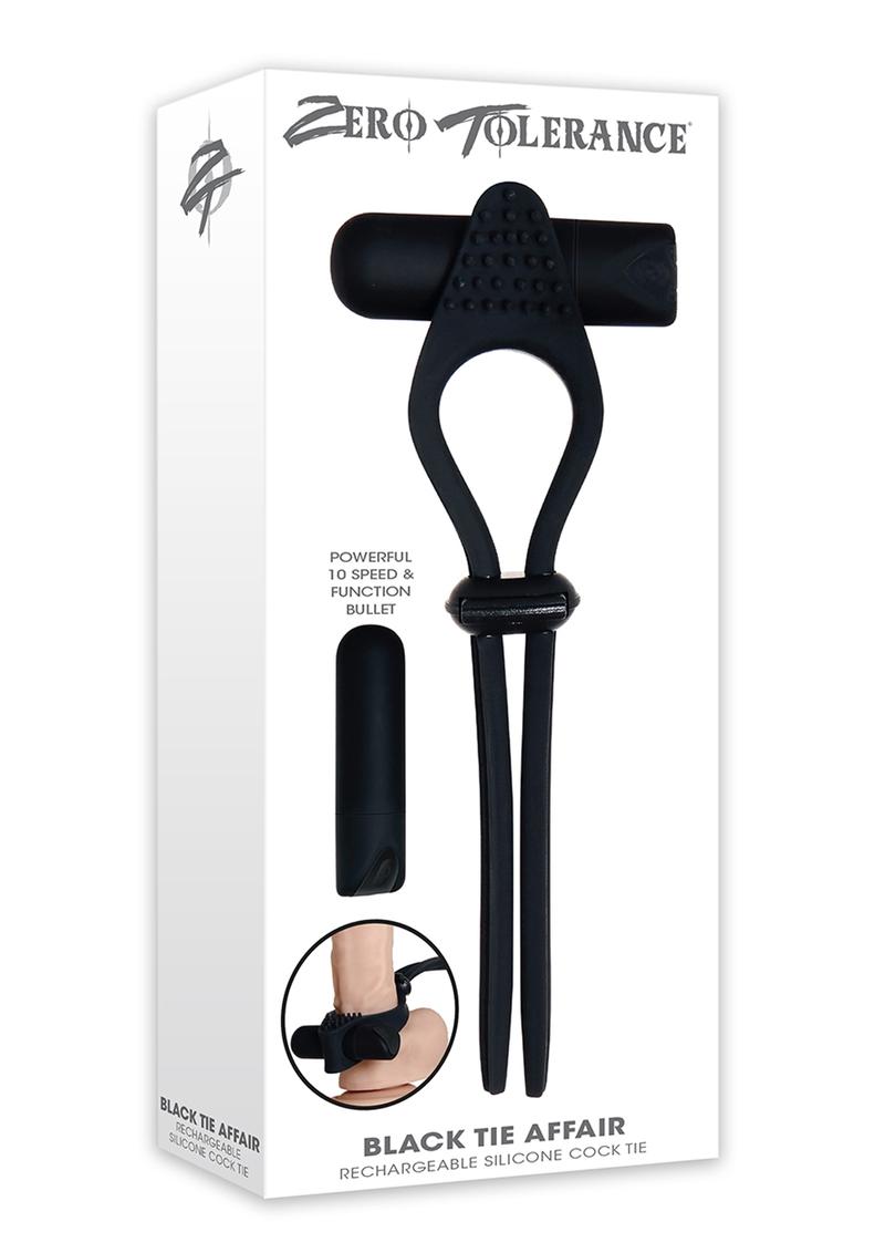 Zero Tolerance Black Tie Affair Vibrating Cock Ring