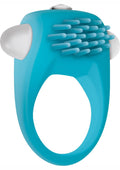 Zero Tolerance Teal Tickler Silicone Vibrating Cock Ring