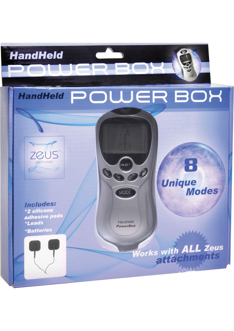 Zeus Electrosex Powerbox - Handheld - 8 Modes - Digital